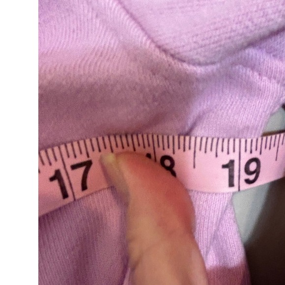 Alo Yoga Renown Crew Neck Pullover Sweatshirt Lavender Purple Womens - Picture 8 of 12